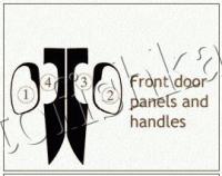 Декоративные накладки салона Ford F-150 2000-2003 Front двери Arm Rests и Hиles 4 элементов.