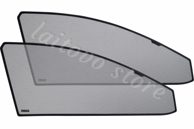 Skoda Fabia (1999-2007) автомобильные шторки Chiko на зажимах, передние боковые (Стандарт)